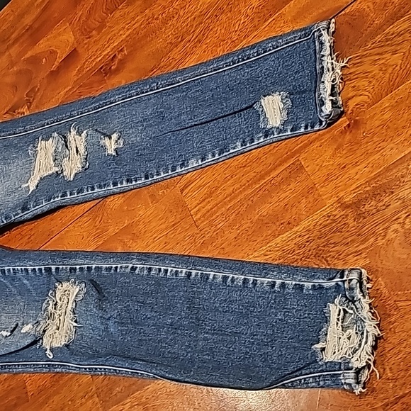 Flying Monkey Womens sz 30 Ultra high rise skinny jeans. Distressed - Picture 2 of 9